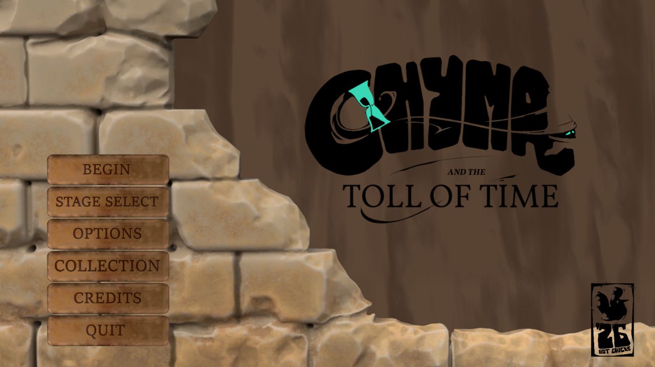 Chyma and the Toll of Time title screen